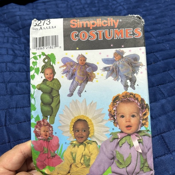 Simplicity 8273- fairy-pea-daisy-flower-baby costumes by Andrea Schewe - Picture 5 of 8
